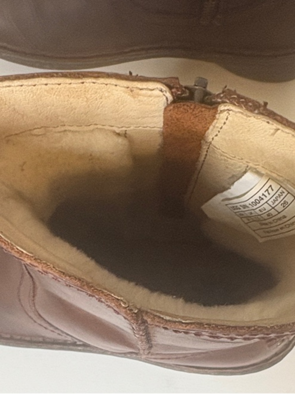 UGG Brown Leather Women's Ankle Booties - Picture 5 of 9